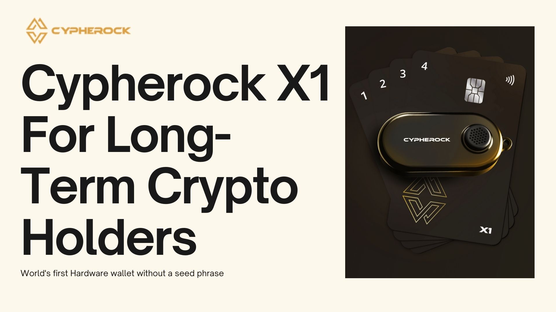 Hero image for How Cypherock X1 Enhances Security for Long-Term Crypto Holders