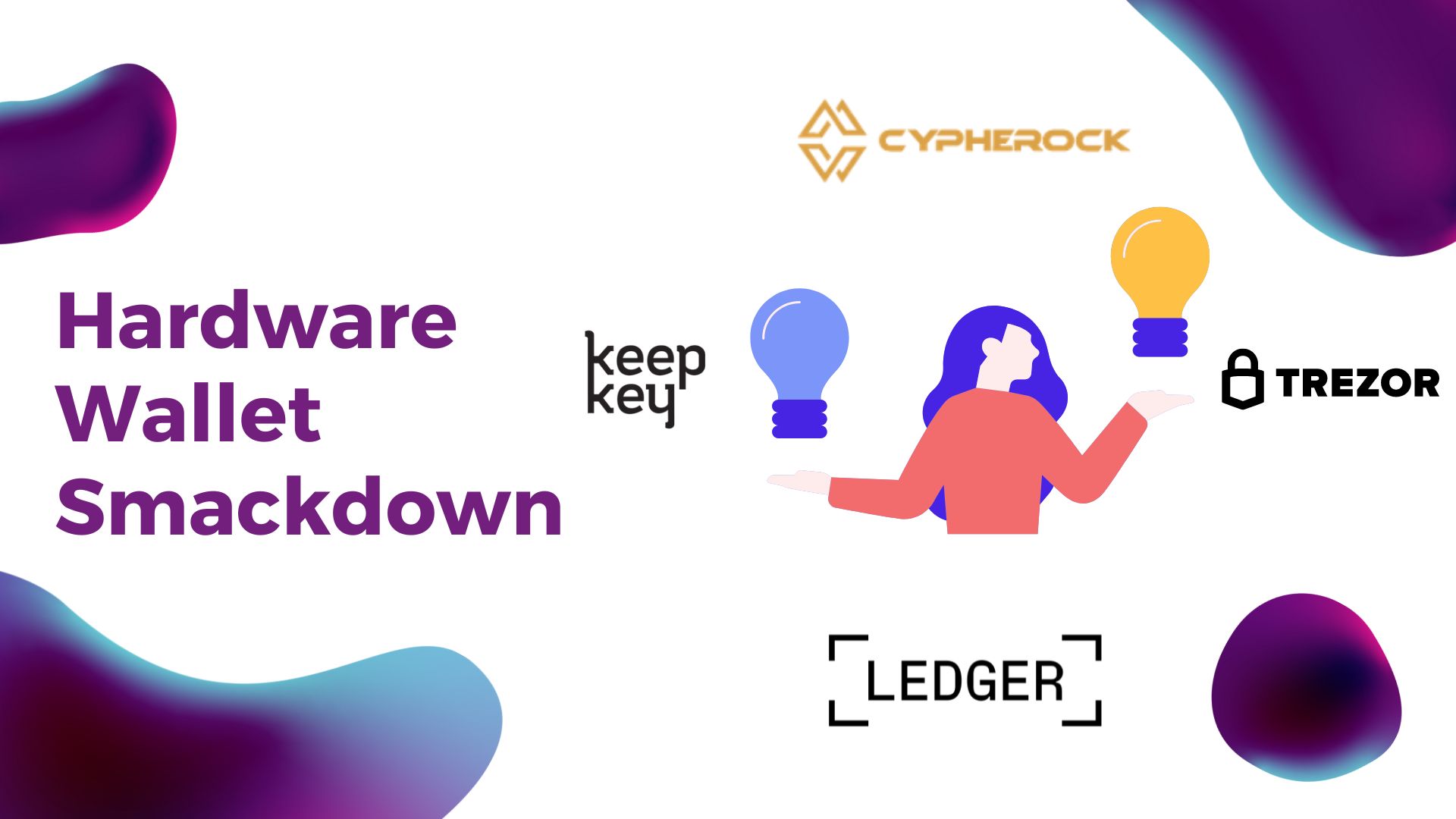 Hero image for Hardware Wallet Smackdown: Cypherock vs. Ledger, Trezor and KeepKey