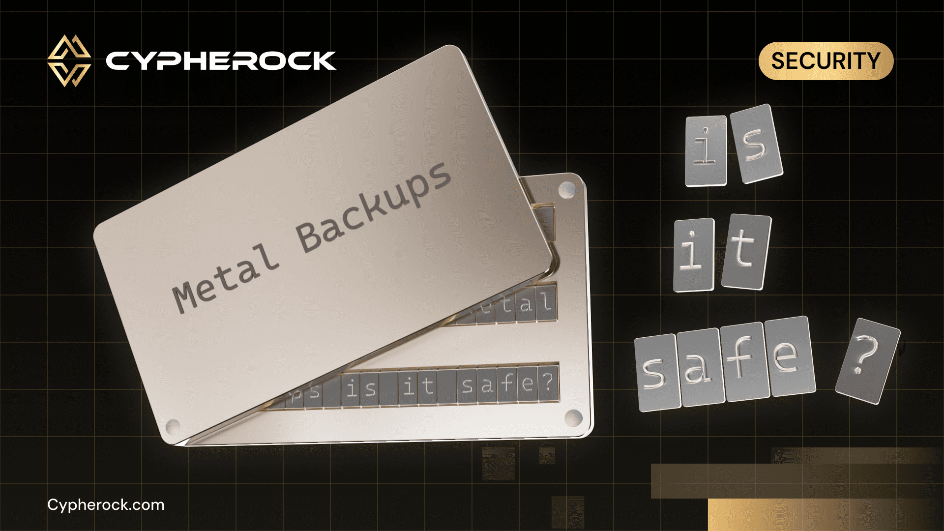 Hero image for Metal Crypto Backup: Safest Way to Back up Your Seed Phrase?